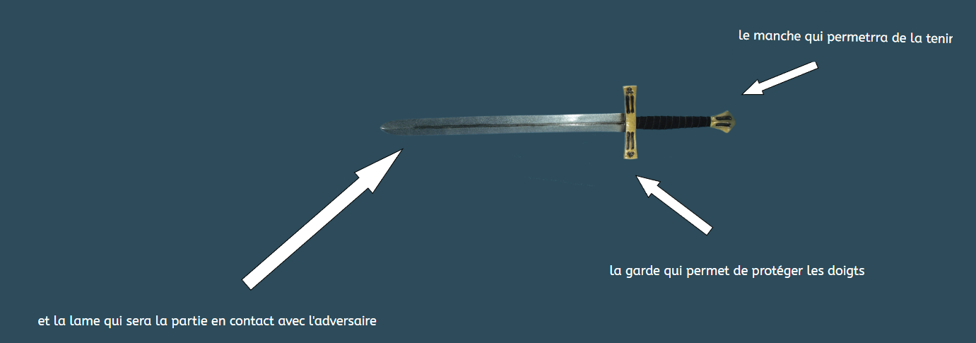 description de l'épée